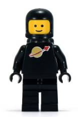 Minifigura Classic Space preta