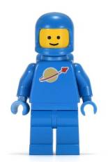 Minifigura Classic Space Azul